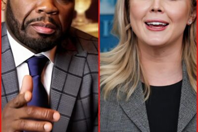 “YOU NEED TO BE SILENT!” — Karoline Leavitt’s Tweet Against 50 Cent Backfires Spectacularly as He Reads Every Word on Live TV, Turning the Nation’s Eyes and Leaving the Studio in Absolute Silence!!