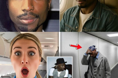 TUPAC?! Passengers Left Frozen After Flight Attendant’s Chil.ling Whisper About a Mysterious Man in Disguise